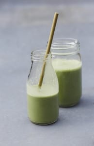 Green milkshake