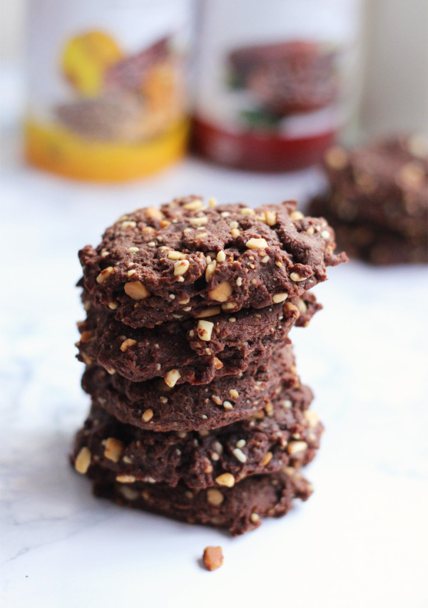 flourless-chocolate-peanut-butter-cookies