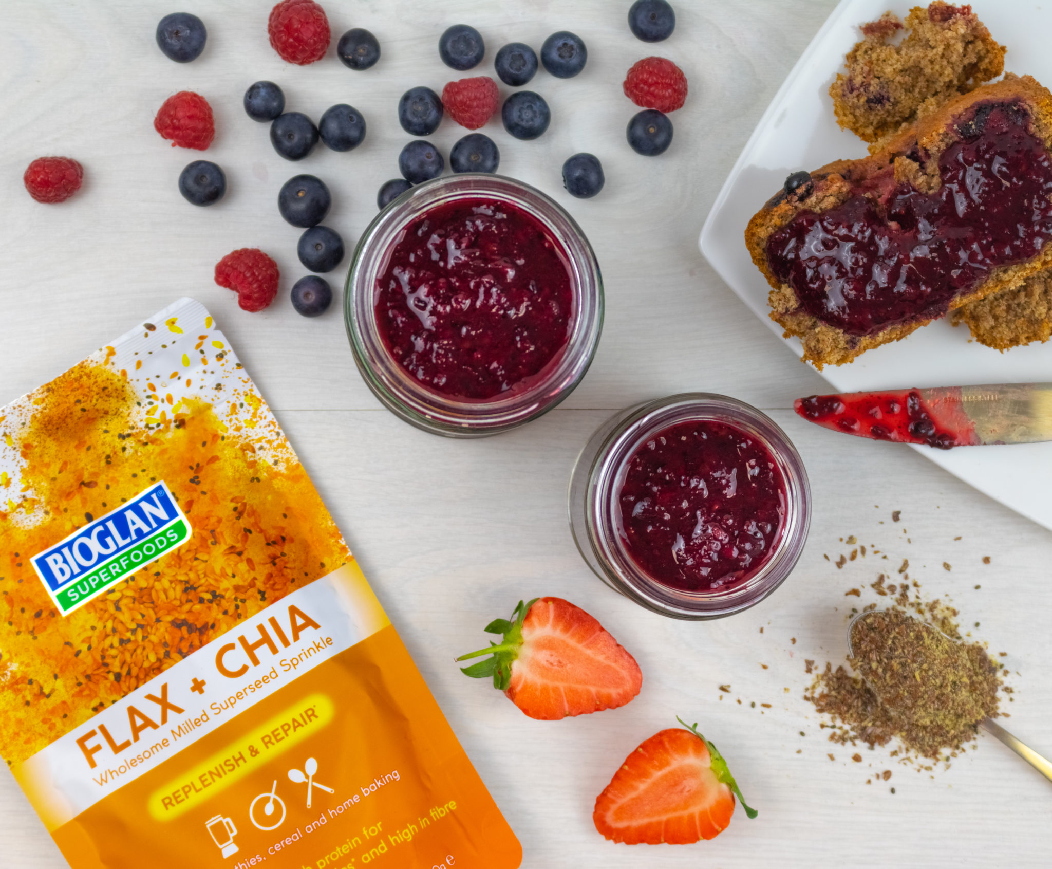 Flax & Chia Very Berry Jam