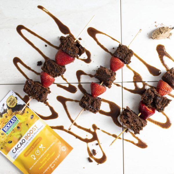 Vegan Brownie Skewers