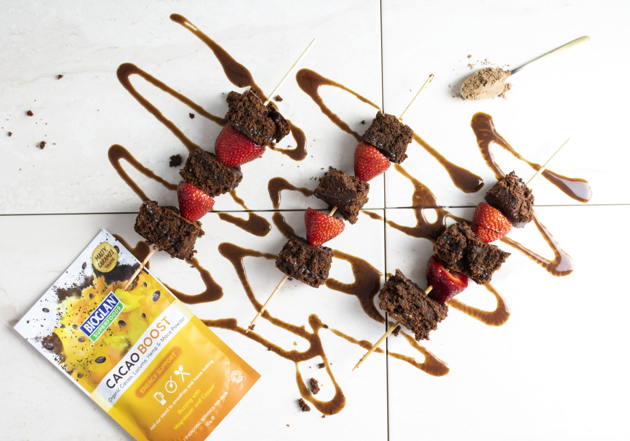 Vegan Brownie Skewers