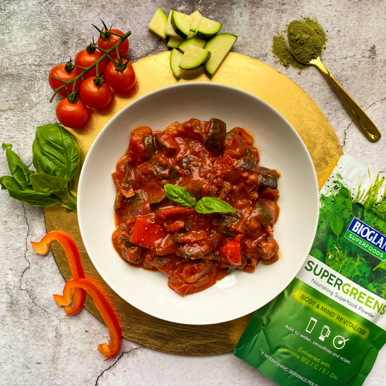 Ratatouille with Supergreens - Bioglan Superfoods