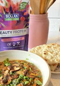 Mushroom Curry with Beauty Protein