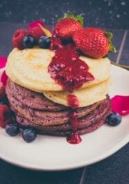 Ombre pancakes