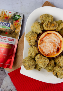 Vegan Aubergine and Chickpea Canapes with Bioglan Superfoods Super Protein