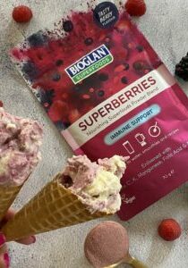 Berry Ripple Ice Cream with Superberries